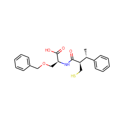 C[C@H](c1ccccc1)[C@@H](CS)C(=O)N[C@@H](COCc1ccccc1)C(=O)O ZINC000011688107