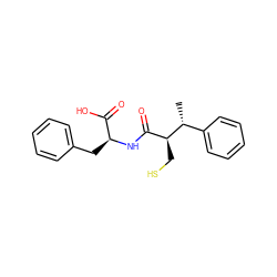 C[C@H](c1ccccc1)[C@@H](CS)C(=O)N[C@@H](Cc1ccccc1)C(=O)O ZINC000003814192