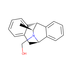 C[C@H]1[C@@H]2c3ccccc3C[C@H](c3ccccc32)N1CO ZINC000473243797