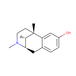 C[C@H]1[C@H]2Cc3ccc(O)cc3[C@@]1(C)CCN2C ZINC000100373798