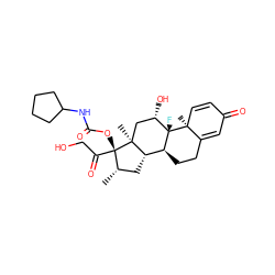 C[C@H]1C[C@H]2[C@@H]3CCC4=CC(=O)C=C[C@]4(C)[C@@]3(F)[C@@H](O)C[C@]2(C)[C@@]1(OC(=O)NC1CCCC1)C(=O)CO ZINC000040979604