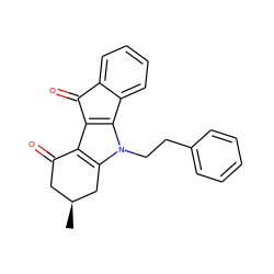 C[C@H]1CC(=O)c2c3c(n(CCc4ccccc4)c2C1)-c1ccccc1C3=O ZINC000113431011