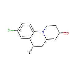 C[C@H]1CC2=CC(=O)CCN2c2ccc(Cl)cc21 ZINC000000025479