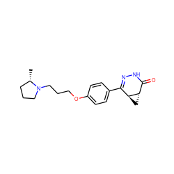 C[C@H]1CCCN1CCCOc1ccc(C2=NNC(=O)[C@@H]3C[C@@H]23)cc1 ZINC000115998335