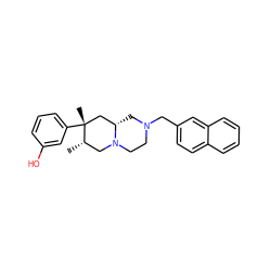 C[C@H]1CN2CCN(Cc3ccc4ccccc4c3)C[C@H]2C[C@@]1(C)c1cccc(O)c1 ZINC000028604423