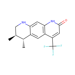 C[C@H]1CNc2cc3[nH]c(=O)cc(C(F)(F)F)c3cc2[C@@H]1C ZINC000028763530