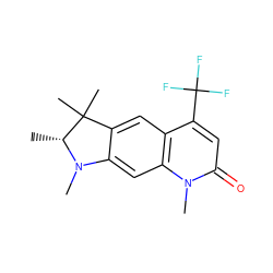 C[C@H]1N(C)c2cc3c(cc2C1(C)C)c(C(F)(F)F)cc(=O)n3C ZINC000005141582