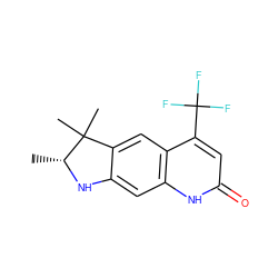 C[C@H]1Nc2cc3[nH]c(=O)cc(C(F)(F)F)c3cc2C1(C)C ZINC000027867871