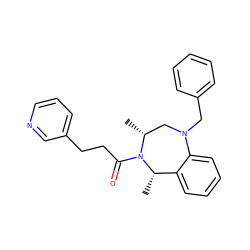 C[C@H]1c2ccccc2N(Cc2ccccc2)C[C@@H](C)N1C(=O)CCc1cccnc1 ZINC001772570022