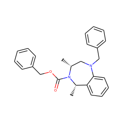 C[C@H]1c2ccccc2N(Cc2ccccc2)C[C@@H](C)N1C(=O)OCc1ccccc1 ZINC001772601891