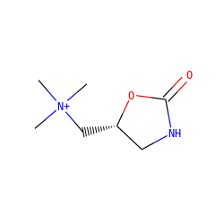 C[N+](C)(C)C[C@H]1CNC(=O)O1 ZINC000096939008