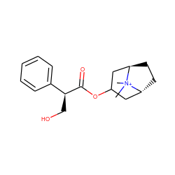 C[N+]1(C)[C@@H]2CC[C@@H]1CC(OC(=O)[C@@H](CO)c1ccccc1)C2 ZINC000001620937