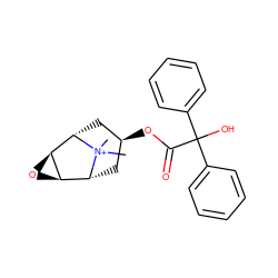 C[N+]1(C)[C@H]2C[C@@H](OC(=O)C(O)(c3ccccc3)c3ccccc3)C[C@@H]1[C@H]1O[C@@H]21 ZINC000103242104