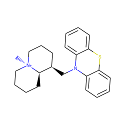 C[N@@+]12CCCC[C@@H]1[C@H](CN1c3ccccc3Sc3ccccc31)CCC2 ZINC000254103652