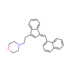 C1=C(CCN2CCOCC2)c2ccccc2/C1=C/c1cccc2ccccc12 ZINC000027300802