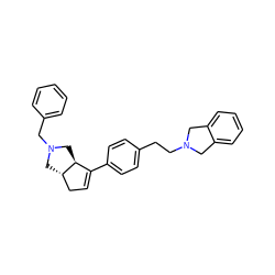 C1=C(c2ccc(CCN3Cc4ccccc4C3)cc2)[C@@H]2CN(Cc3ccccc3)C[C@H]2C1 ZINC000029127890