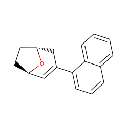 C1=C(c2cccc3ccccc23)C[C@H]2CC[C@H]1O2 ZINC000101501166