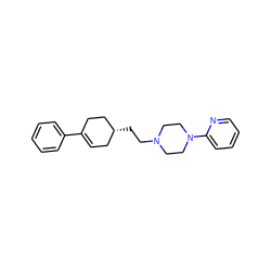 C1=C(c2ccccc2)CC[C@H](CCN2CCN(c3ccccn3)CC2)C1 ZINC000026575034