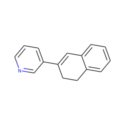 C1=C(c2cccnc2)CCc2ccccc21 ZINC000013684500