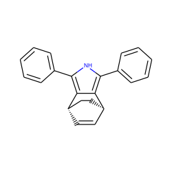 C1=C[C@H]2CC[C@H]1c1c(-c3ccccc3)[nH]c(-c3ccccc3)c12 ZINC000100869655