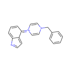 C1=CC(=[N+]2C=CN(Cc3ccccc3)C=C2)C2=CC=NC2=C1 ZINC000377848800