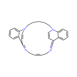 C1=CN2CCCCCN3C=CC(=NC/C=C\CN=C1c1ccccc12)c1ccccc13 ZINC000377845836