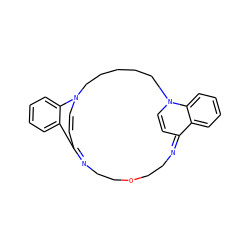 C1=CN2CCCCCN3C=CC(=NCCOCCN=C1c1ccccc12)c1ccccc13 ZINC000377845835