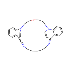 C1=CN2CCOCCN3C=CC(=NCCCCCN=C1c1ccccc12)c1ccccc13 ZINC000377845839