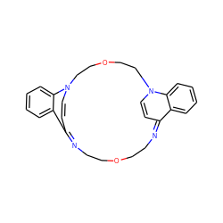 C1=CN2CCOCCN3C=CC(=NCCOCCN=C1c1ccccc12)c1ccccc13 ZINC000377848802