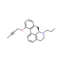 CC#CCOc1cccc2c1-c1cccc3c1[C@@H](C2)N(CCC)CC3 ZINC000045365408