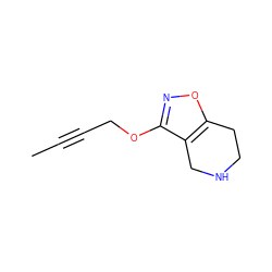 CC#CCOc1noc2c1CNCC2 ZINC000025967283