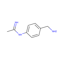 CC(=N)Nc1ccc(CN)cc1 ZINC000013780422