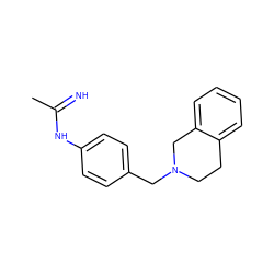 CC(=N)Nc1ccc(CN2CCc3ccccc3C2)cc1 ZINC000026717027