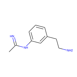 CC(=N)Nc1cccc(CCN)c1 ZINC000013780424