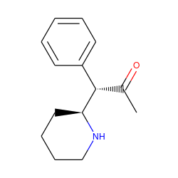 CC(=O)[C@@H](c1ccccc1)[C@@H]1CCCCN1 ZINC000035090550