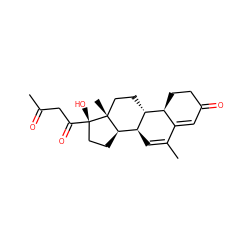 CC(=O)CC(=O)[C@@]1(O)CC[C@@H]2[C@@H]3C=C(C)C4=CC(=O)CC[C@@H]4[C@H]3CC[C@]21C ZINC000007997885