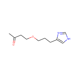 CC(=O)CCOCCCc1c[nH]cn1 ZINC000013560976