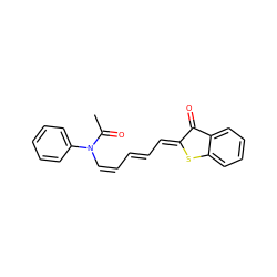 CC(=O)N(/C=C\C=C\C=C1/Sc2ccccc2C1=O)c1ccccc1 ZINC000013571739