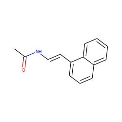 CC(=O)N/C=C/c1cccc2ccccc12 ZINC000028705422