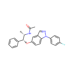 CC(=O)N[C@@H](C)[C@H](Oc1ccc2c(cnn2-c2ccc(F)cc2)c1)c1ccccc1 ZINC000114678352