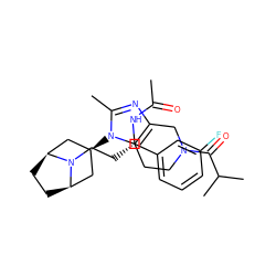 CC(=O)N[C@@H](CCN1[C@H]2CC[C@@H]1C[C@H](n1c(C)nc3c1CCN(C(=O)C(C)C)C3)C2)c1cccc(F)c1 ZINC000101391209