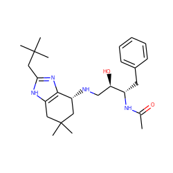 CC(=O)N[C@@H](Cc1ccccc1)[C@H](O)CN[C@@H]1CC(C)(C)Cc2[nH]c(CC(C)(C)C)nc21 ZINC000095580674