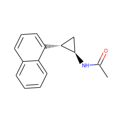 CC(=O)N[C@@H]1C[C@H]1c1cccc2ccccc12 ZINC000095595654