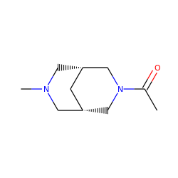 CC(=O)N1C[C@H]2C[C@H](CN(C)C2)C1 ZINC000103243613