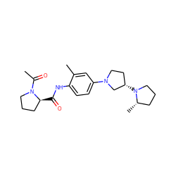 CC(=O)N1CCC[C@@H]1C(=O)Nc1ccc(N2CC[C@H](N3CCC[C@@H]3C)C2)cc1C ZINC000096286312