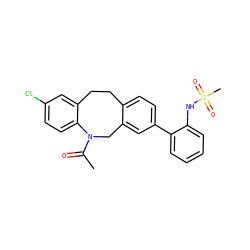 CC(=O)N1Cc2cc(-c3ccccc3NS(C)(=O)=O)ccc2CCc2cc(Cl)ccc21 ZINC000028571313