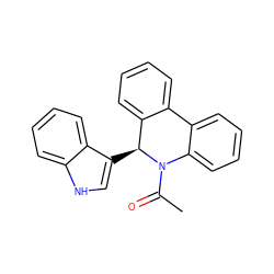 CC(=O)N1c2ccccc2-c2ccccc2[C@@H]1c1c[nH]c2ccccc12 ZINC000040975657