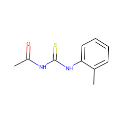 CC(=O)NC(=S)Nc1ccccc1C ZINC000003953662