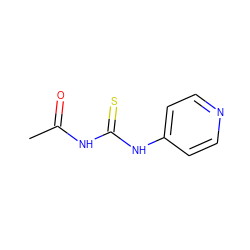 CC(=O)NC(=S)Nc1ccncc1 ZINC000103218987