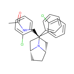 CC(=O)NC[C@@]1(c2ccccc2)C[C@@H]2CC[C@H](C1)N2C(c1ccccc1Cl)c1ccccc1Cl ZINC000103224222